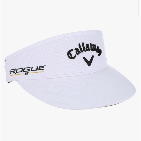 Callaway Other - NWOT Callaway Mens Apex Rogue 3D Logo 
Golf Visor One Size Bright White